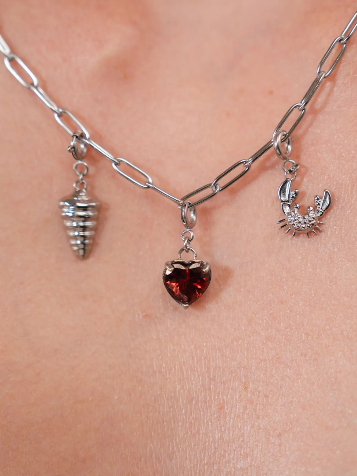 Flex Rotes Herz Charm