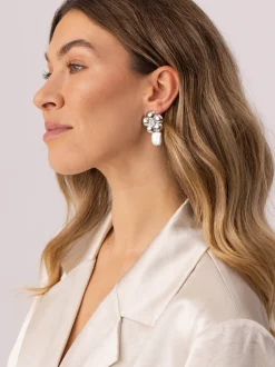 Floral Pearly Ohrringe
