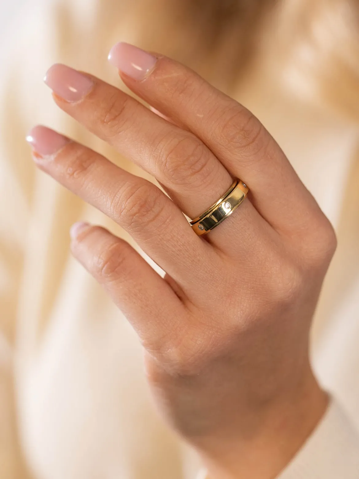 Glitter Fidget Anxiety Ring