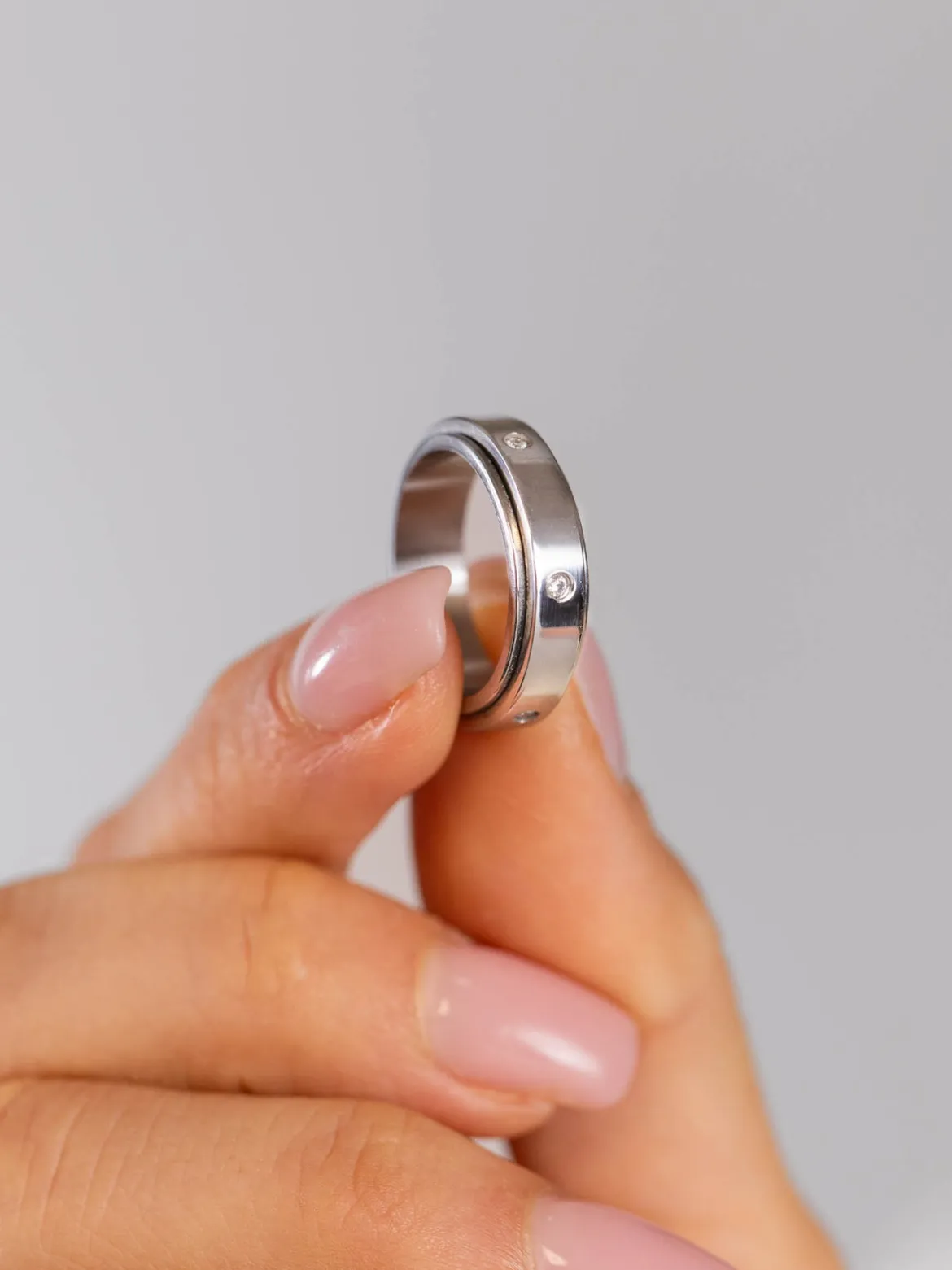 Glitter Fidget Anxiety Ring