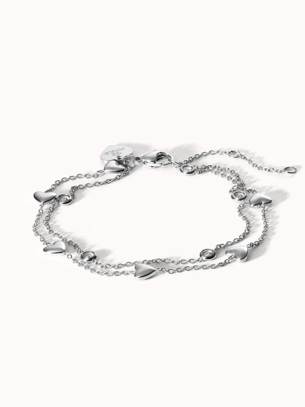 Glitter Heart Armband