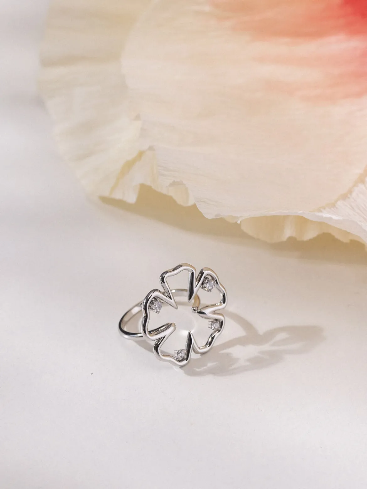Jewelry Box Hibiscus Ring