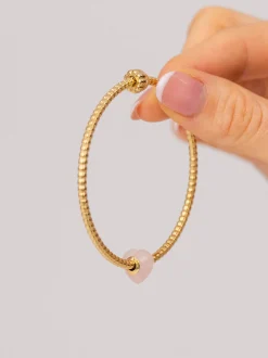 LEI Rosequarz Heart Charm