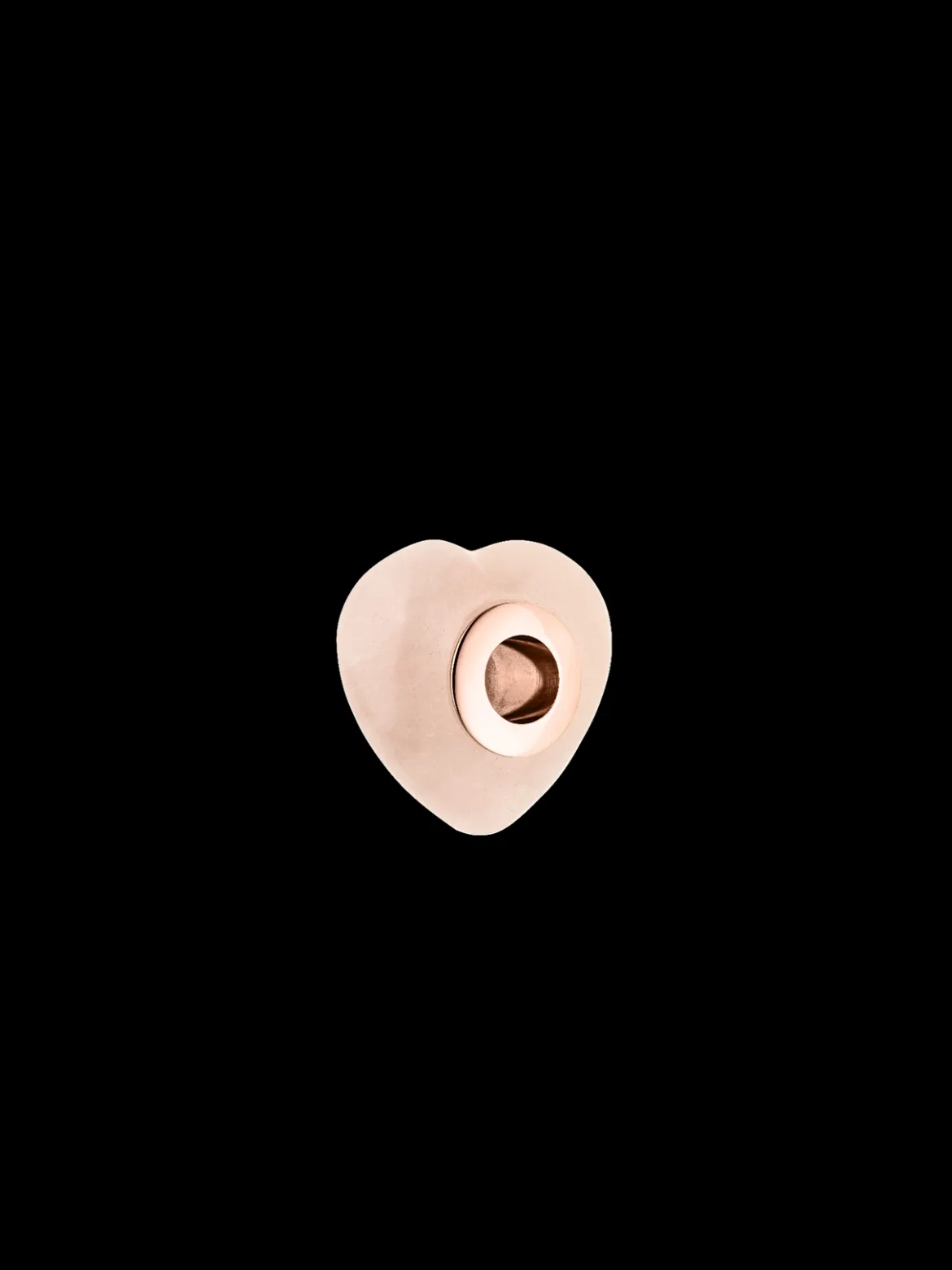 LEI Rosequarz Heart Charm