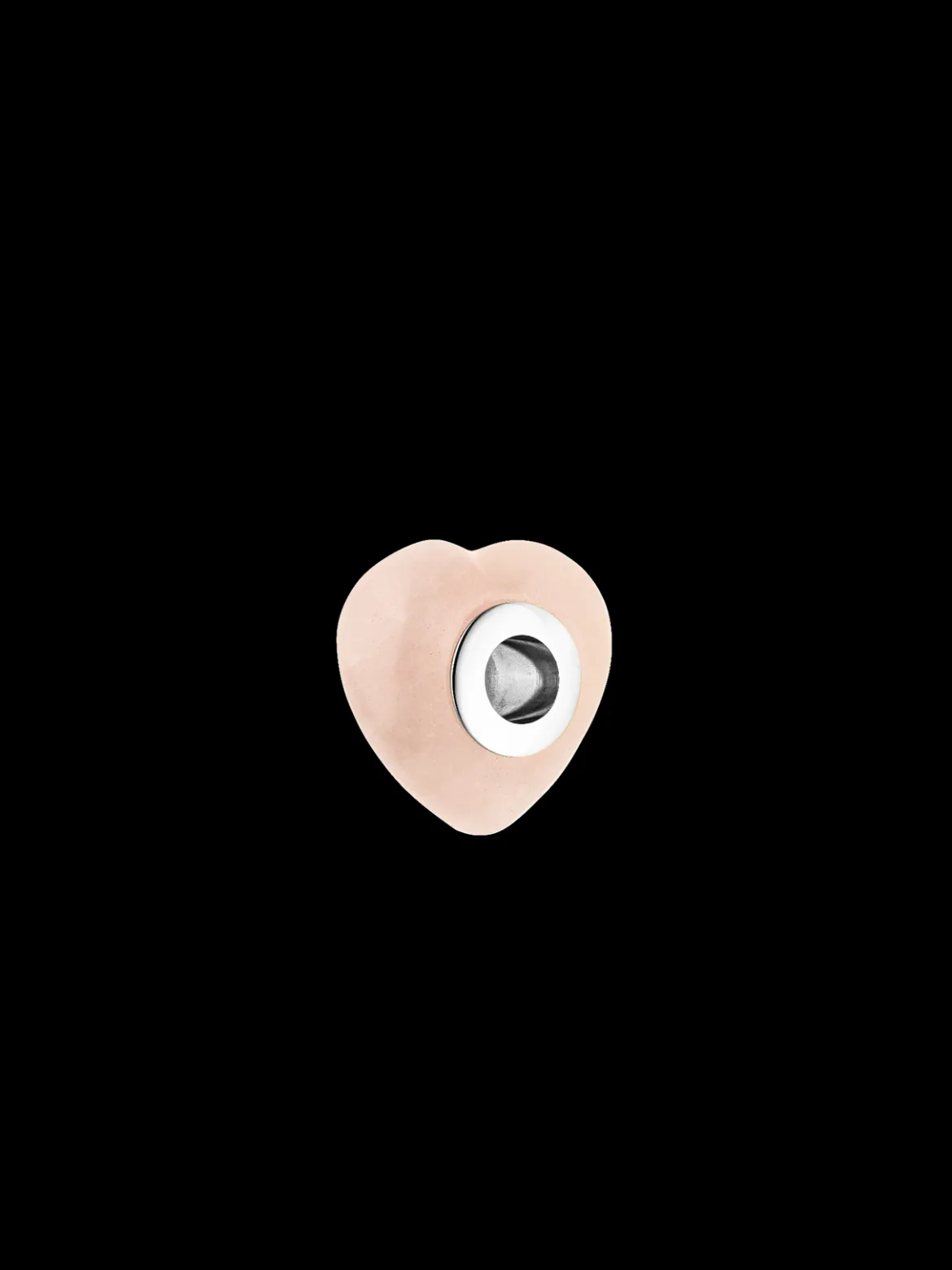 LEI Rosequarz Heart Charm