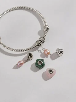 LEI Rosequarz Heart Charm