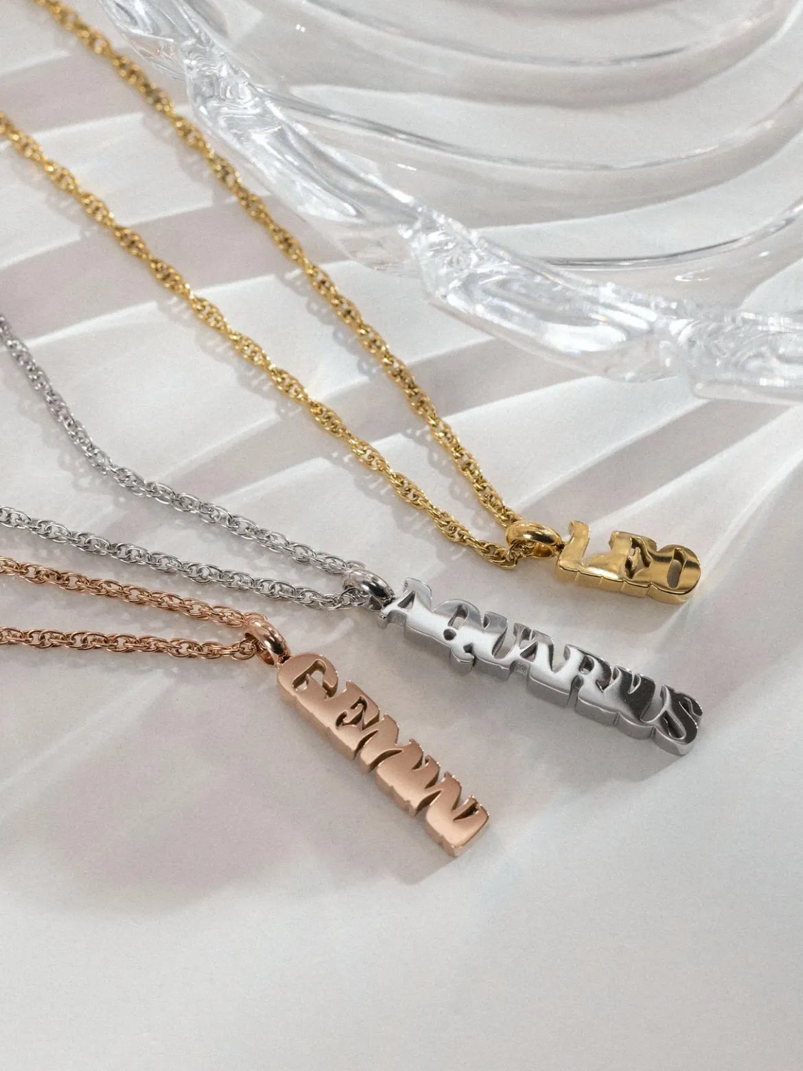 Leo Letter Charm