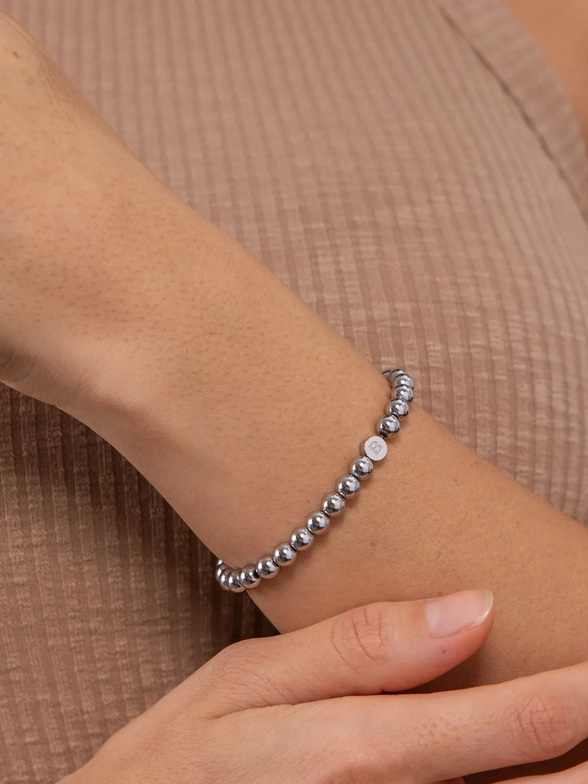 Letter B Armband