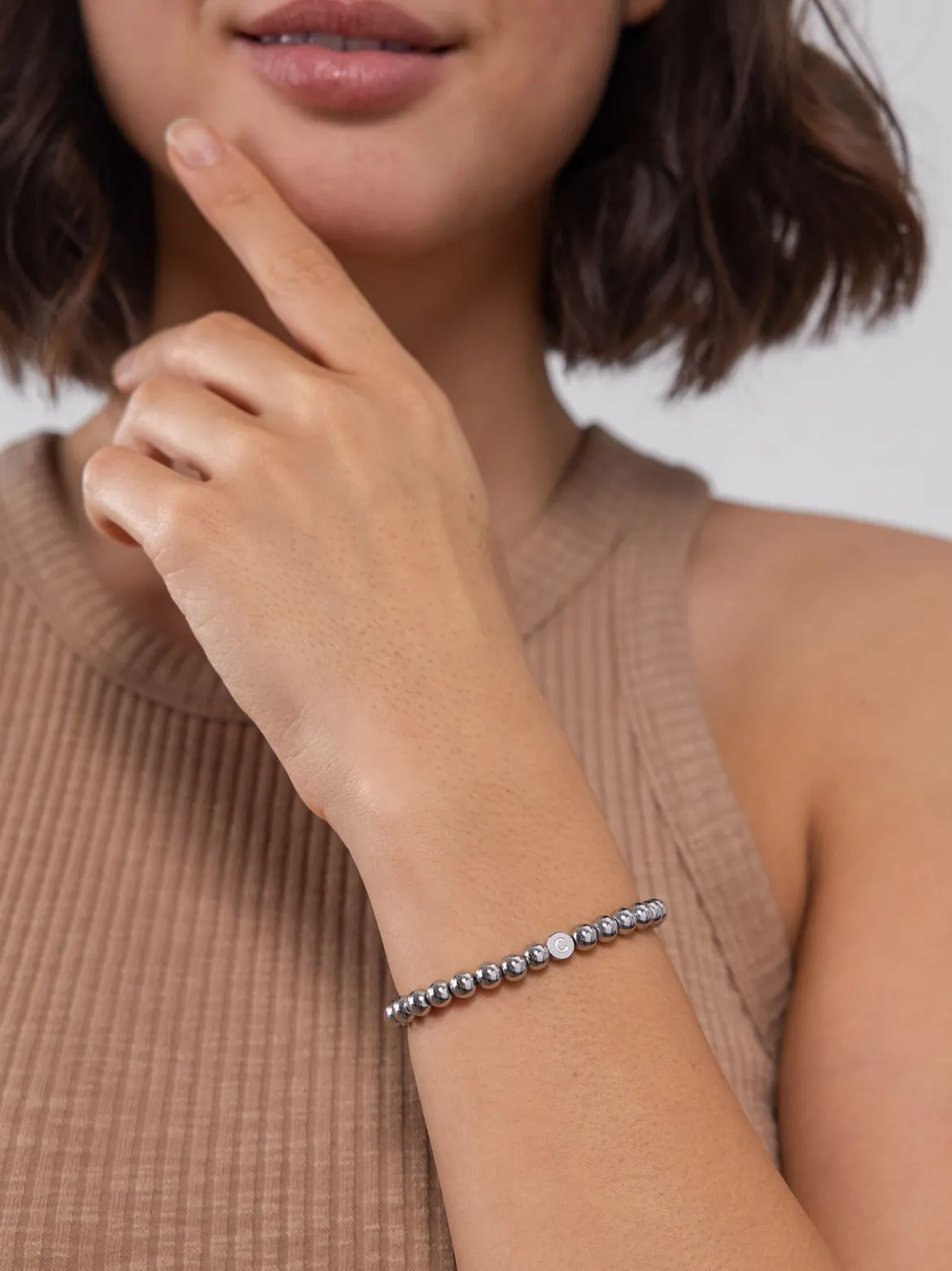 Letter C Armband