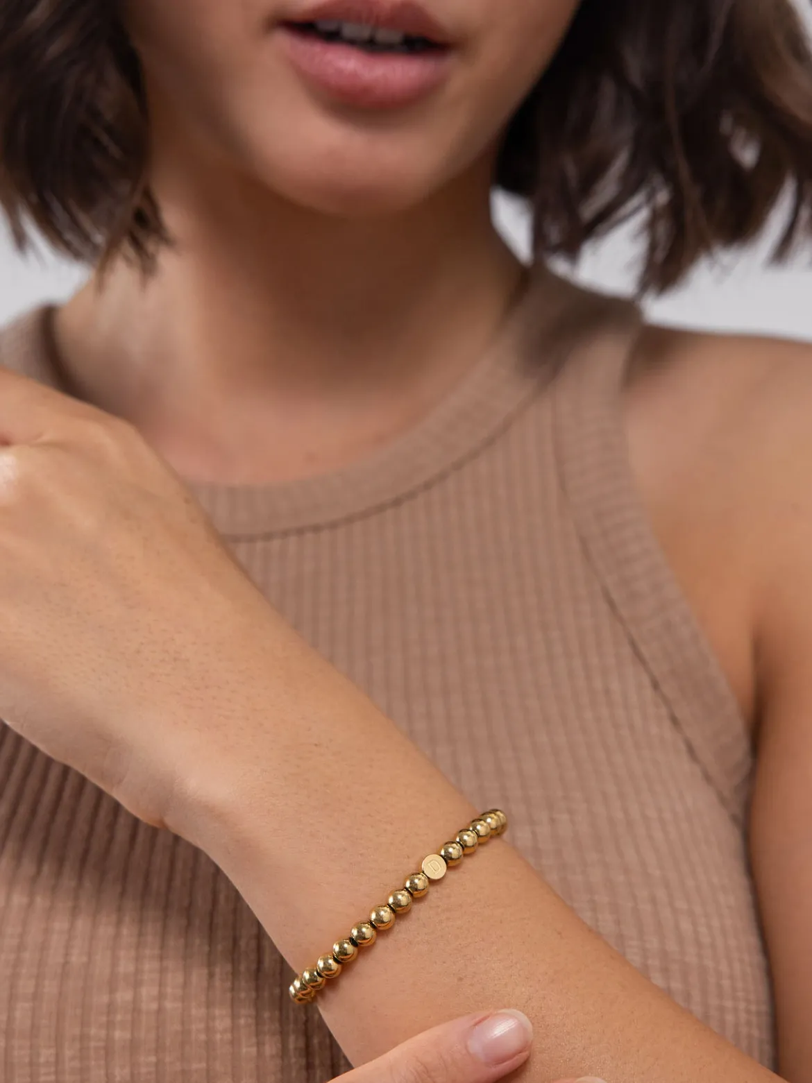 Letter D Armband