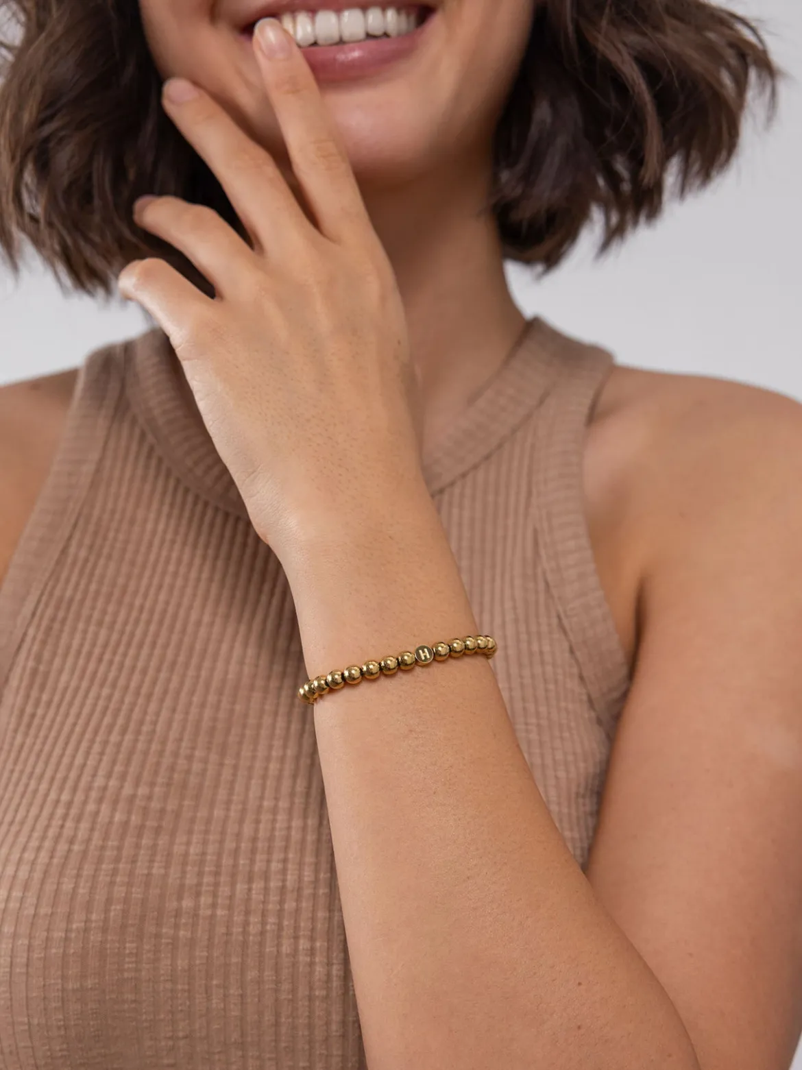 Letter H Armband