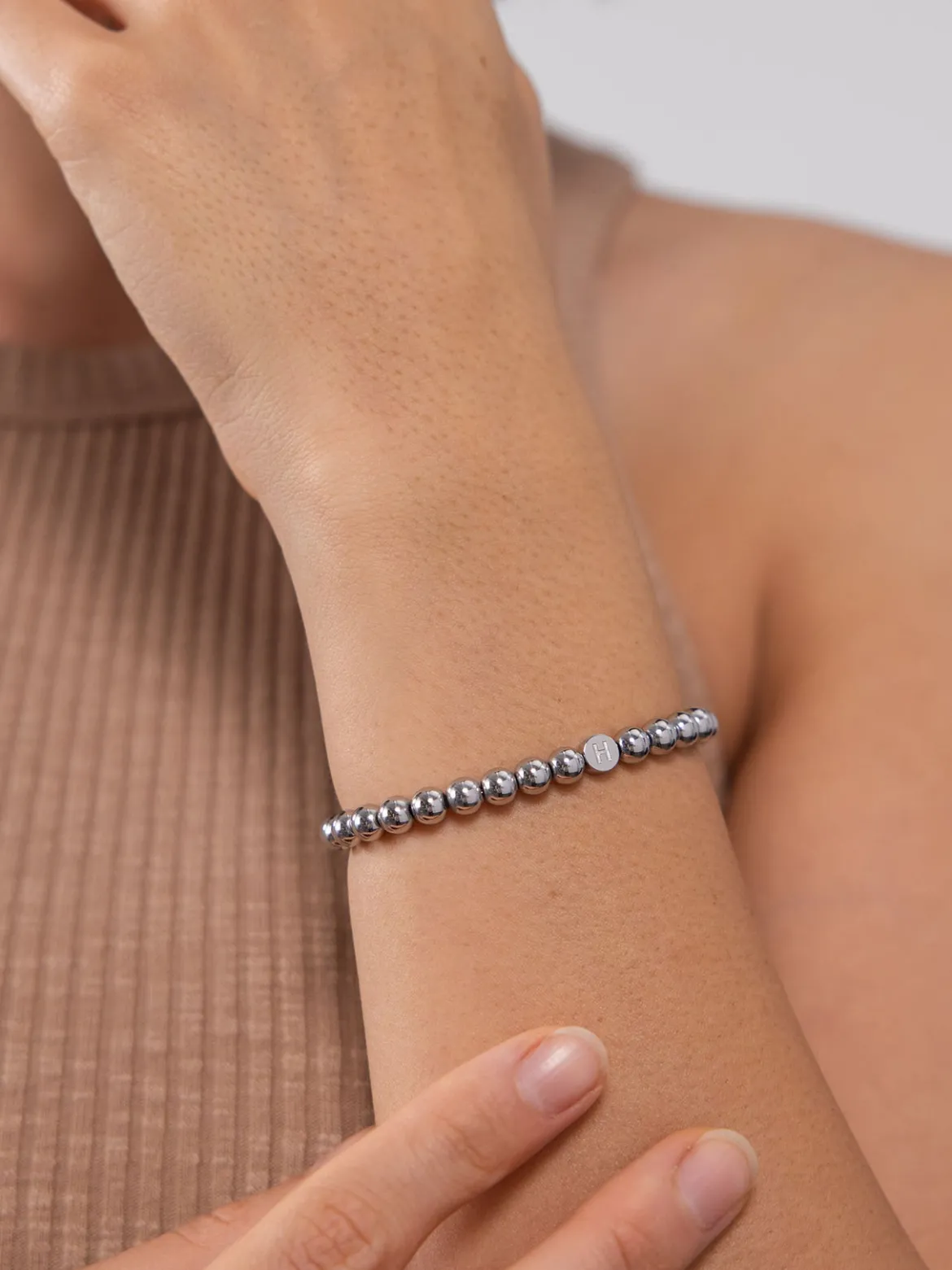 Letter H Armband