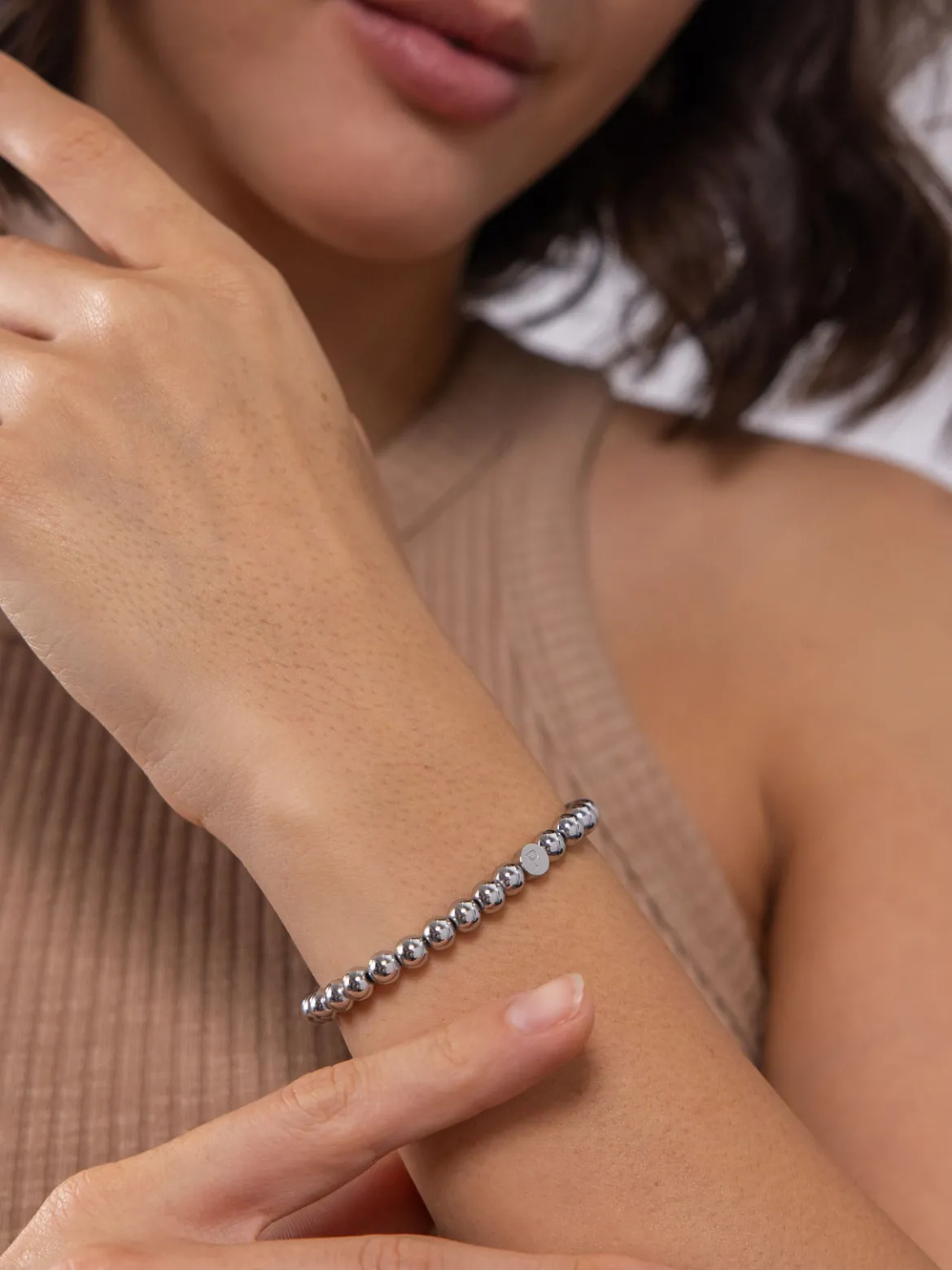 Letter P Armband