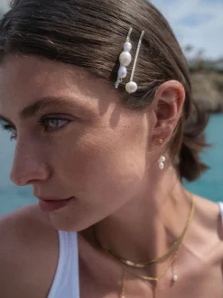 Mahina Club Pearls of Nature Haarpin Set