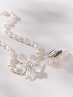 Pearly Flower Charm