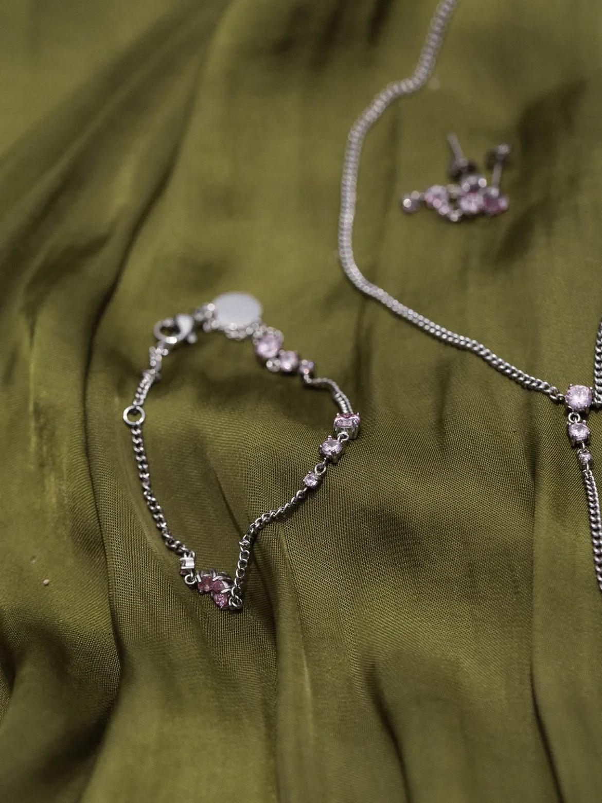 Pink Glamour Armband