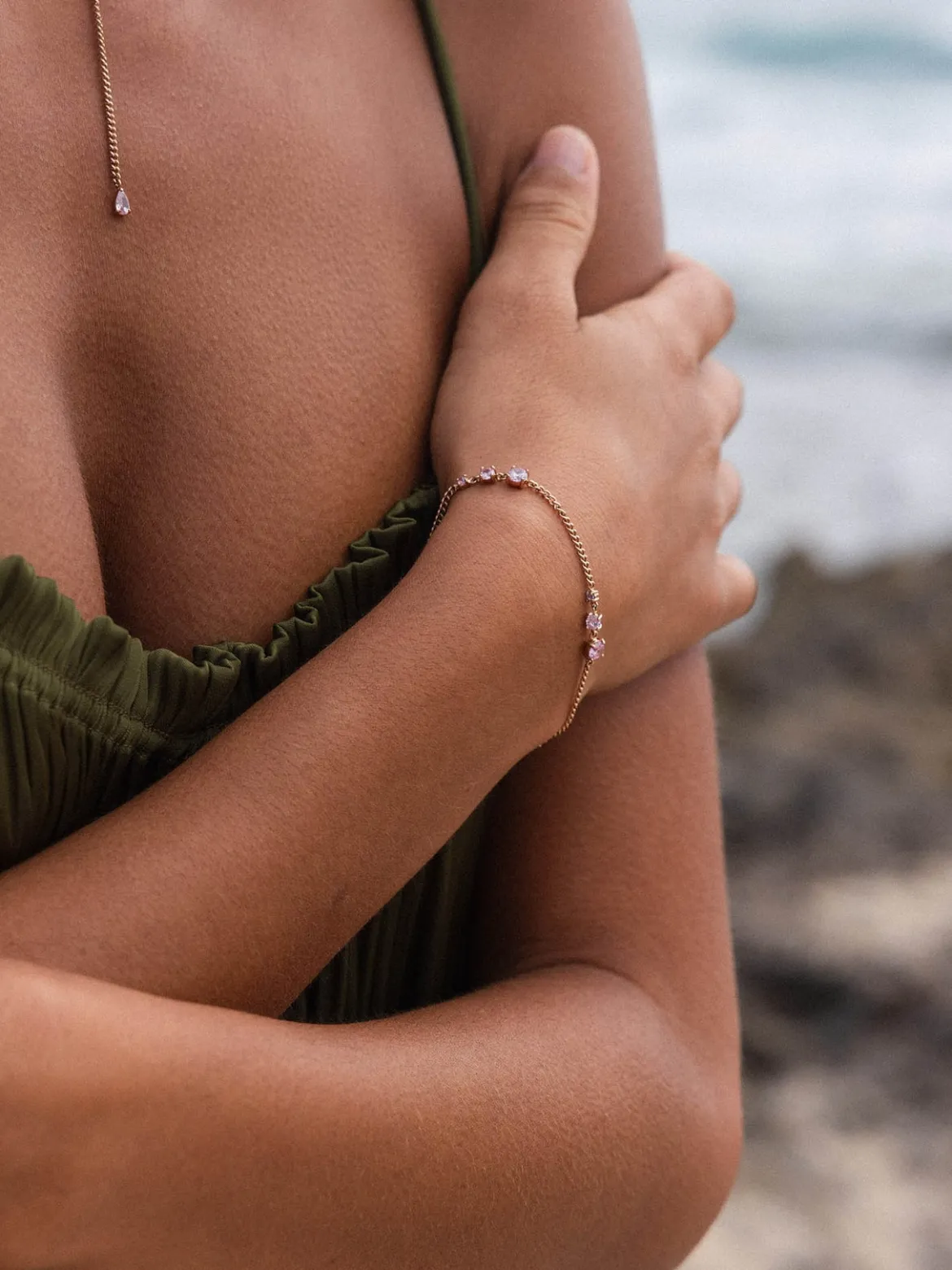 Pink Glamour Armband