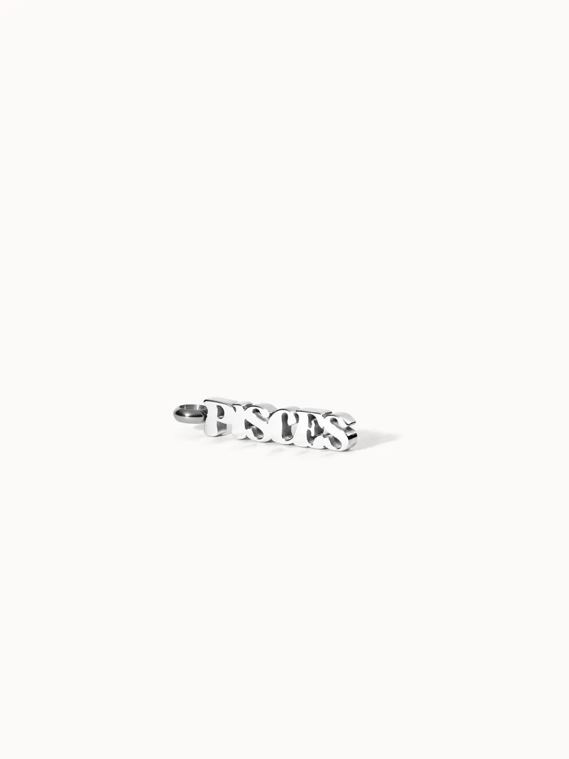 Pisces Letter Charm