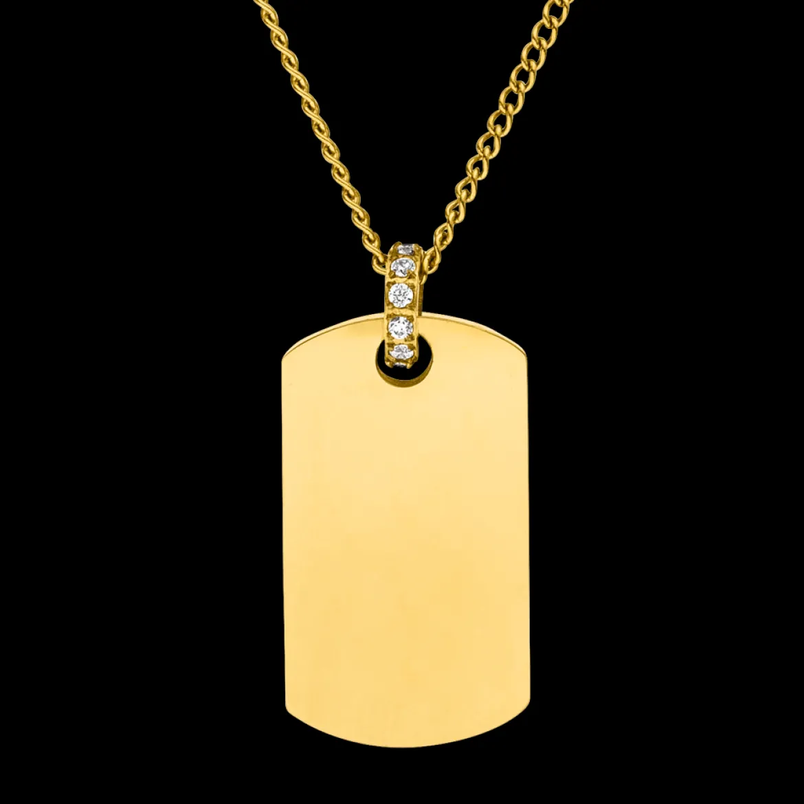 Plate Charm Kette