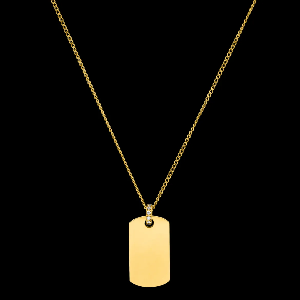 Plate Charm Kette
