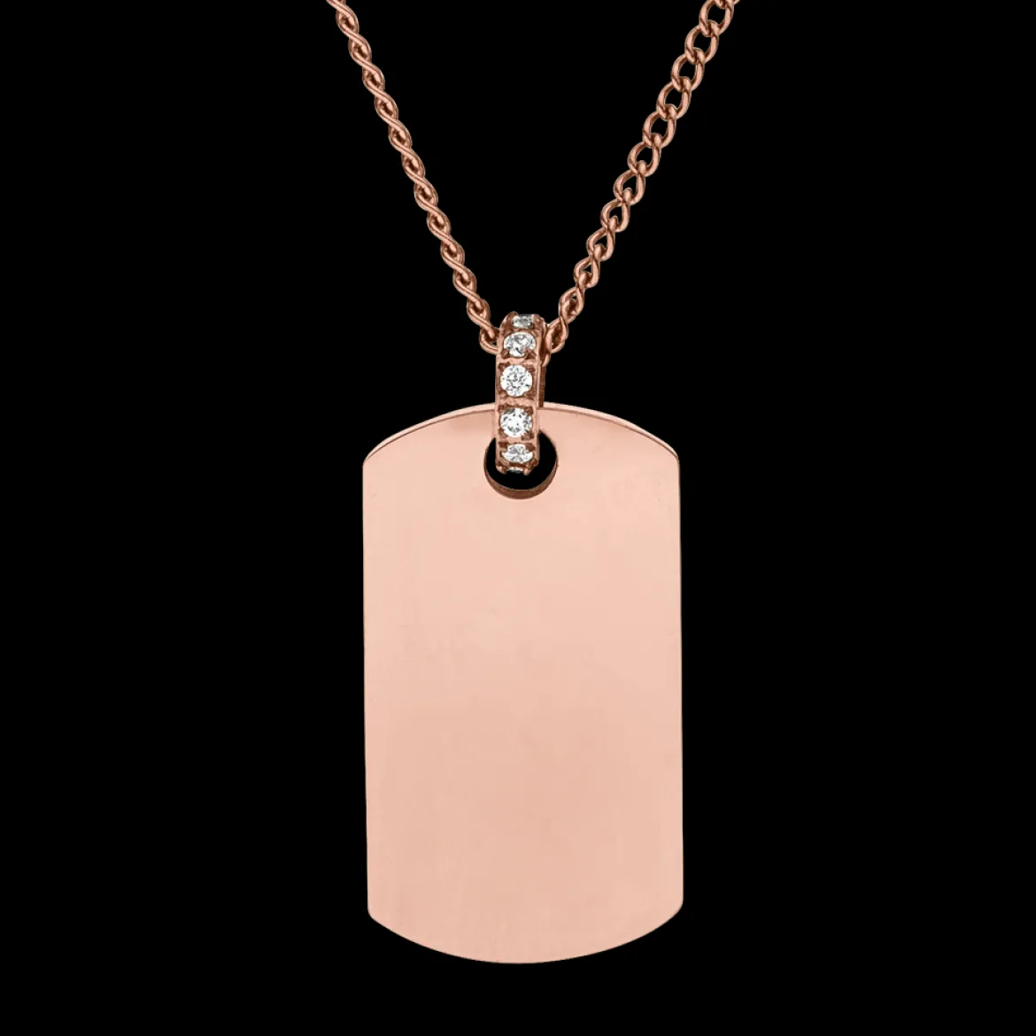 Plate Charm Kette