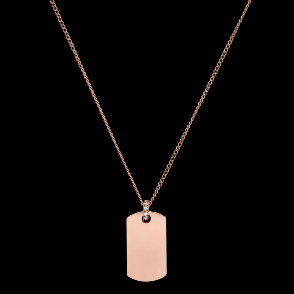 Plate Charm Kette