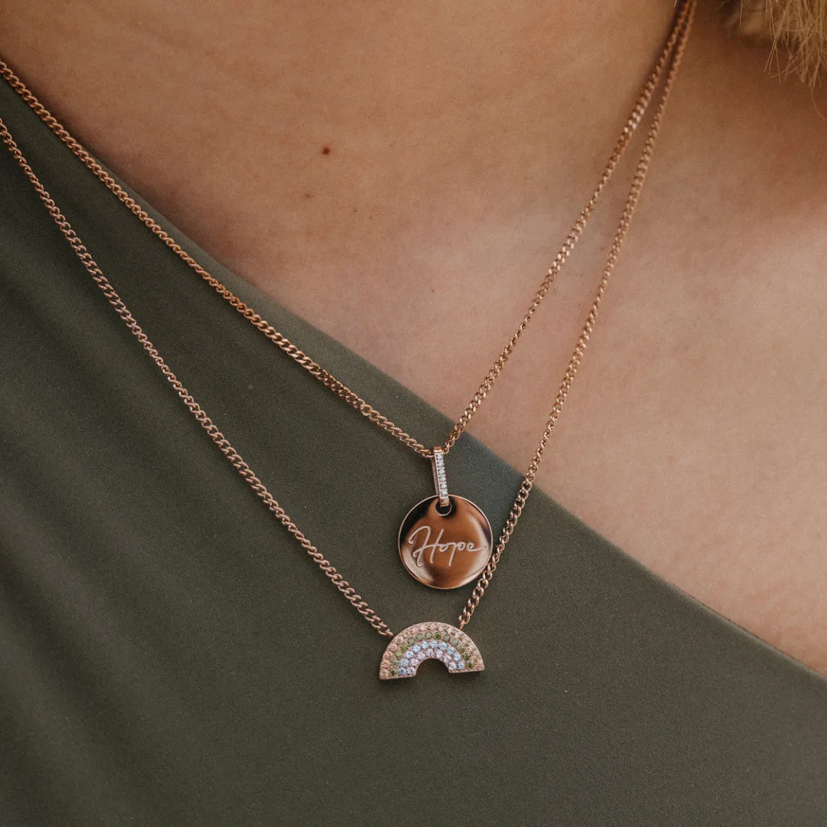 Rainbow Love Kette