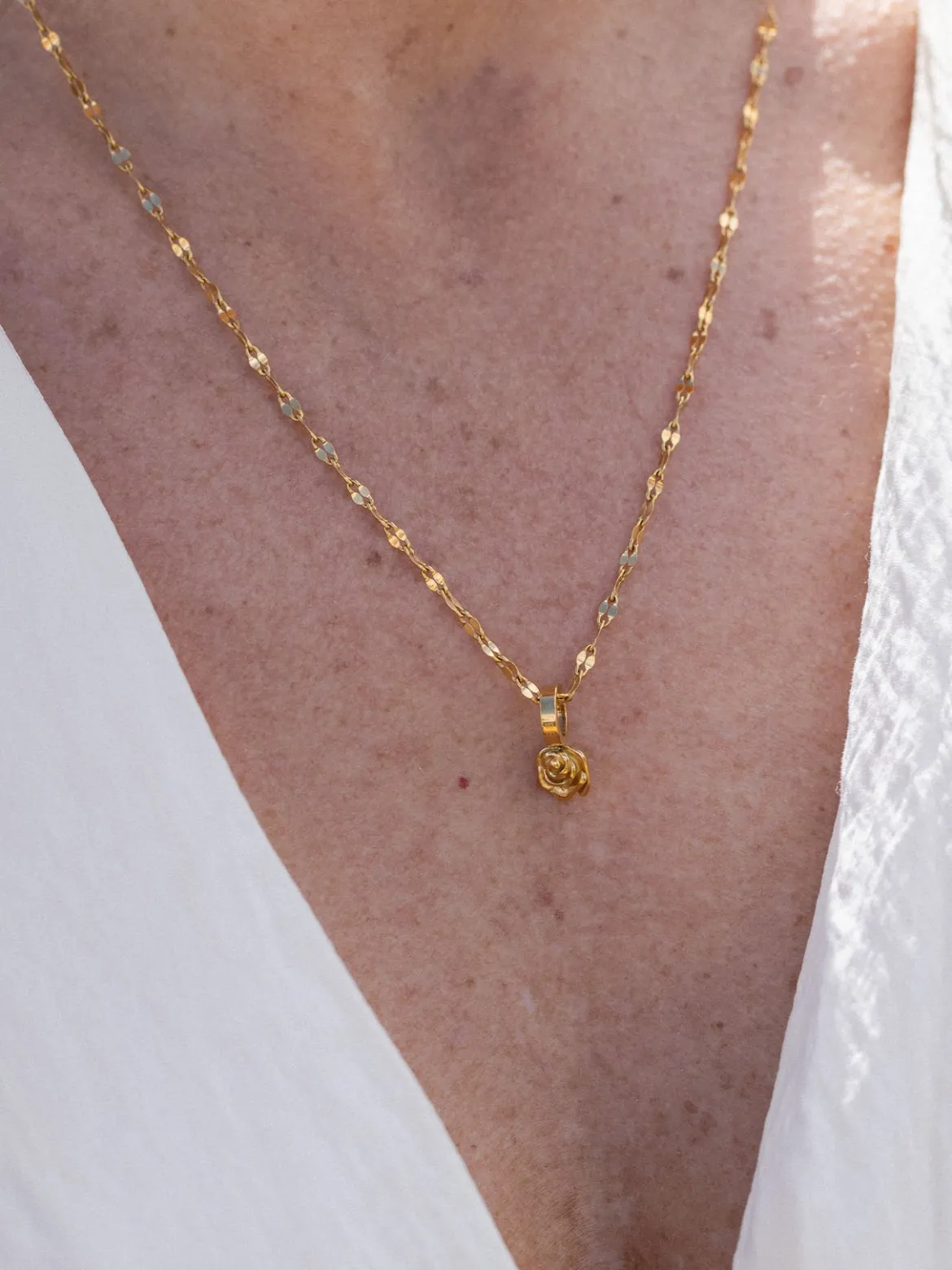 Rosen Charm Anhänger - Geburtsblume Juni