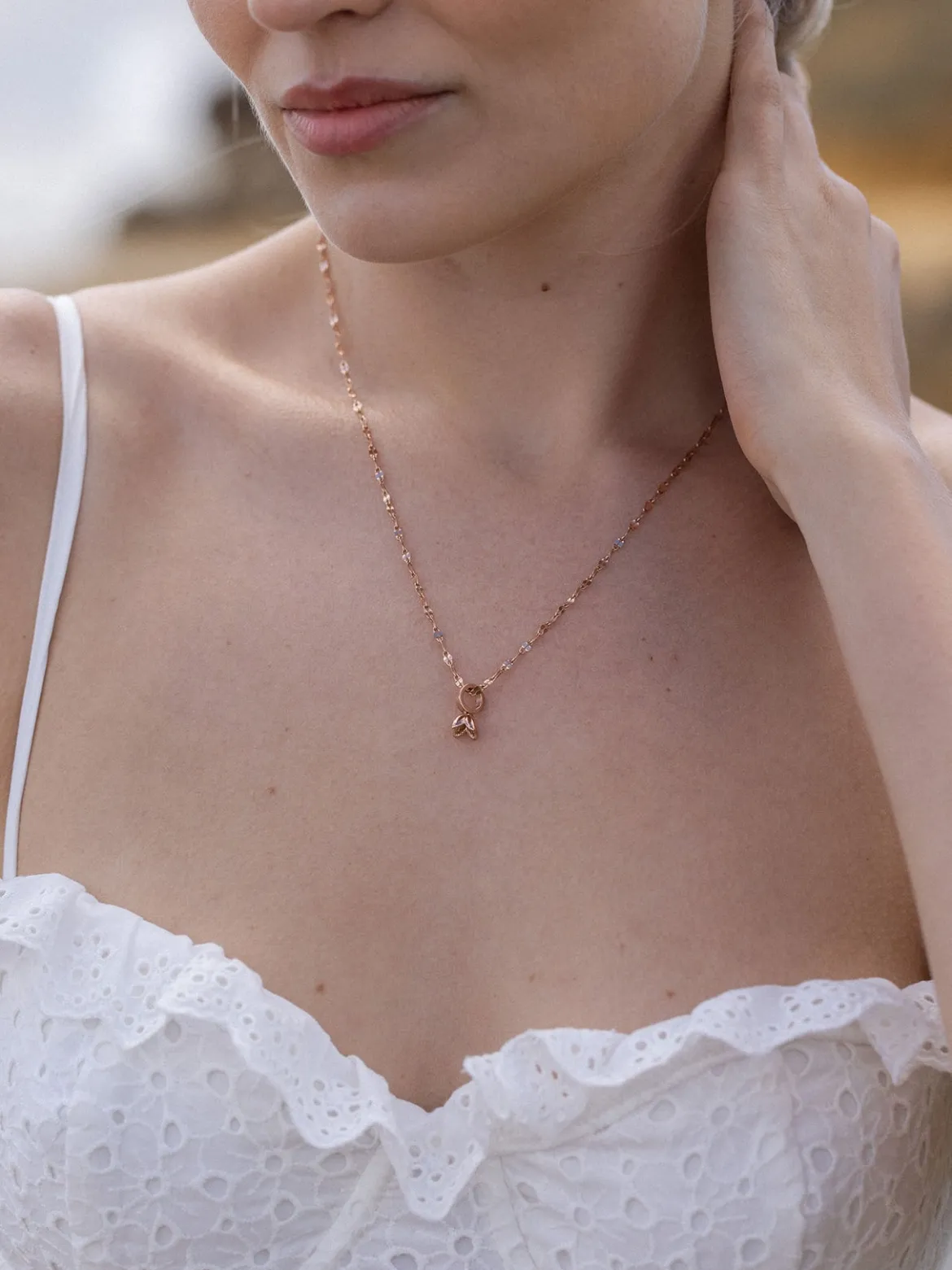 Schneeglöckchen Charm Anhänger - Geburtsblume Januar