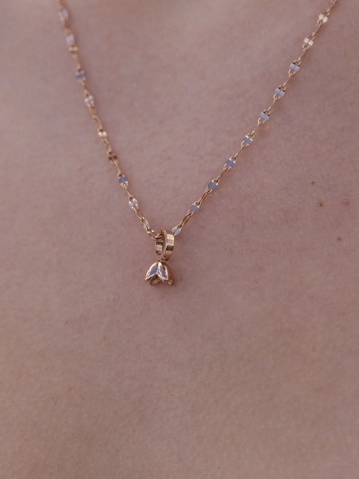 Schneeglöckchen Charm Anhänger - Geburtsblume Januar