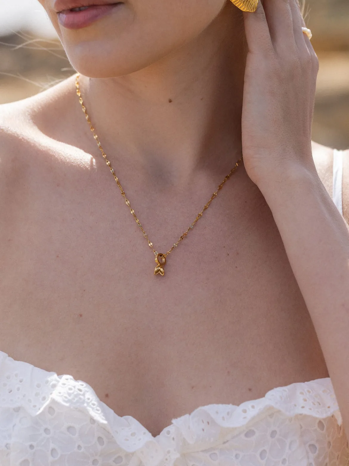 Schneeglöckchen Charm Anhänger - Geburtsblume Januar