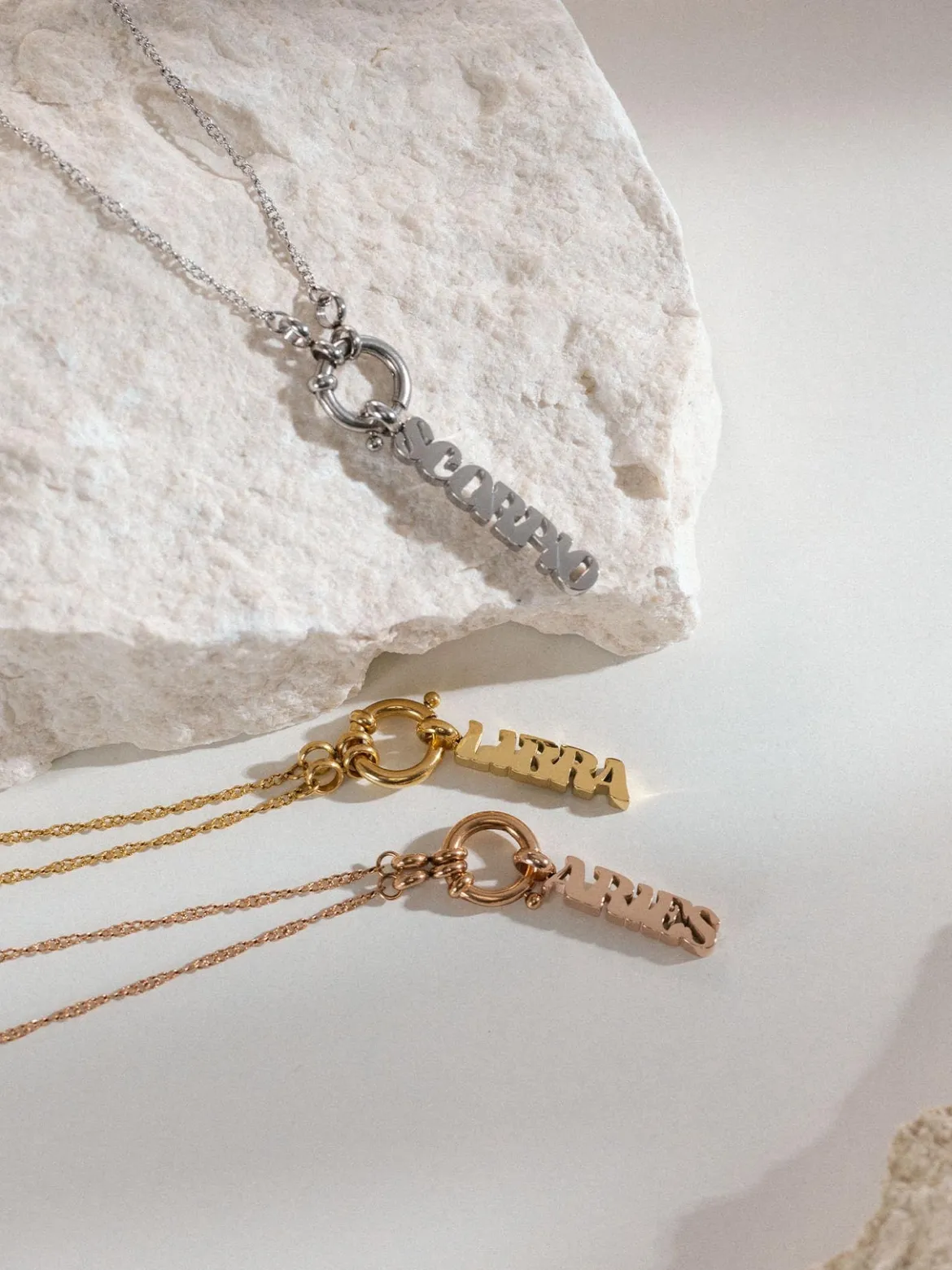 Scorpio Letter Charm
