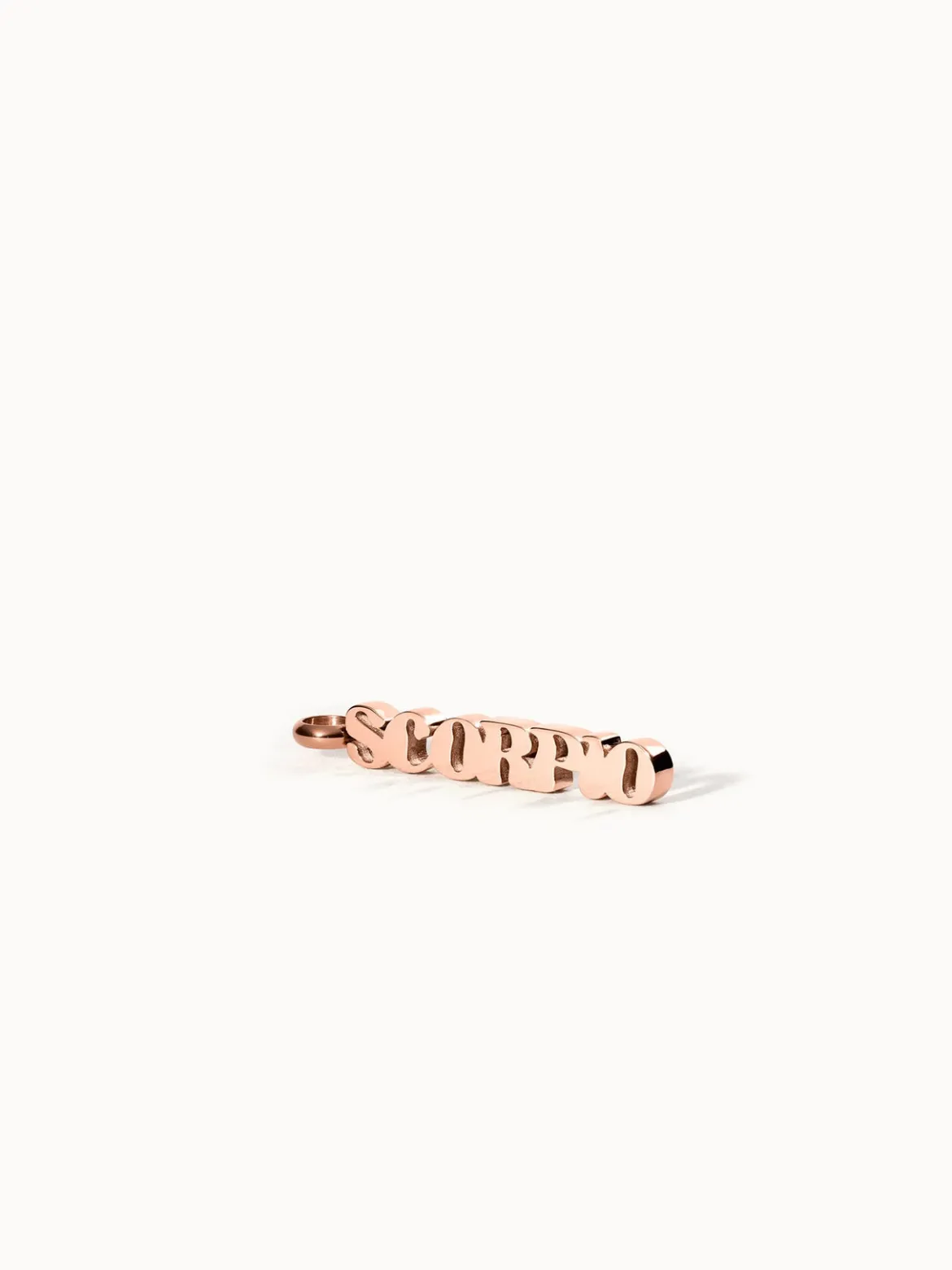 Scorpio Letter Charm