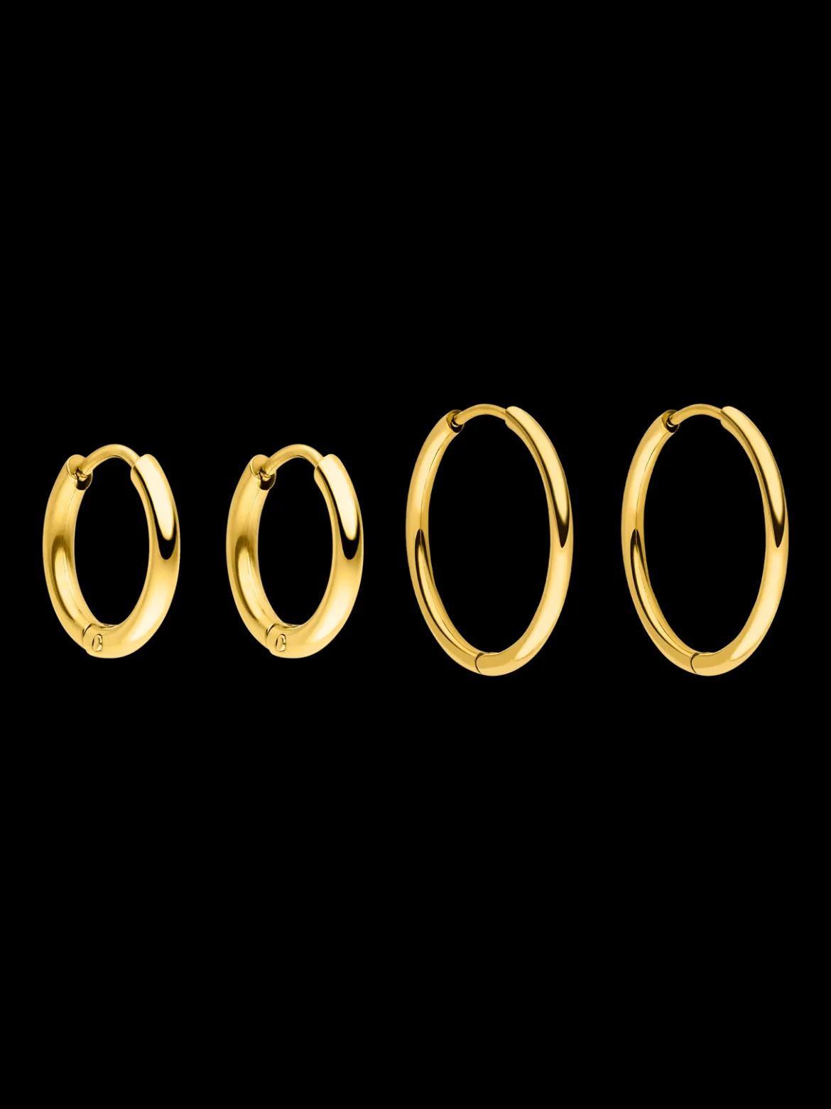 Sleek And Simple Ohrring Set