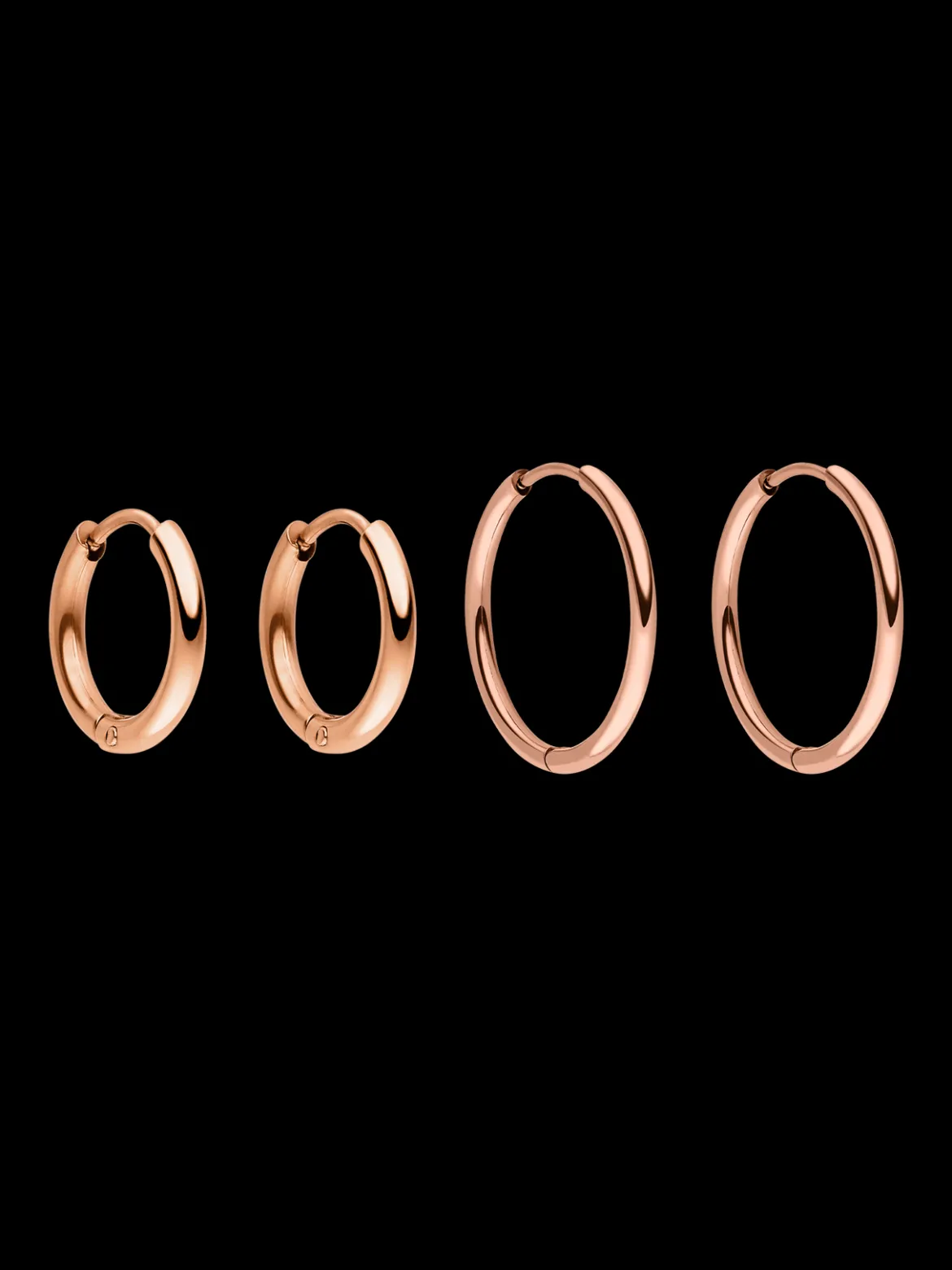 Sleek And Simple Ohrring Set