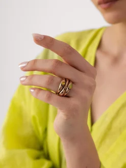 Soft Curve Ring Set