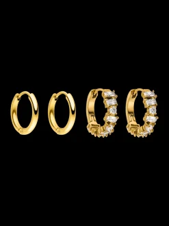 Statement Glitter Ohrring Set