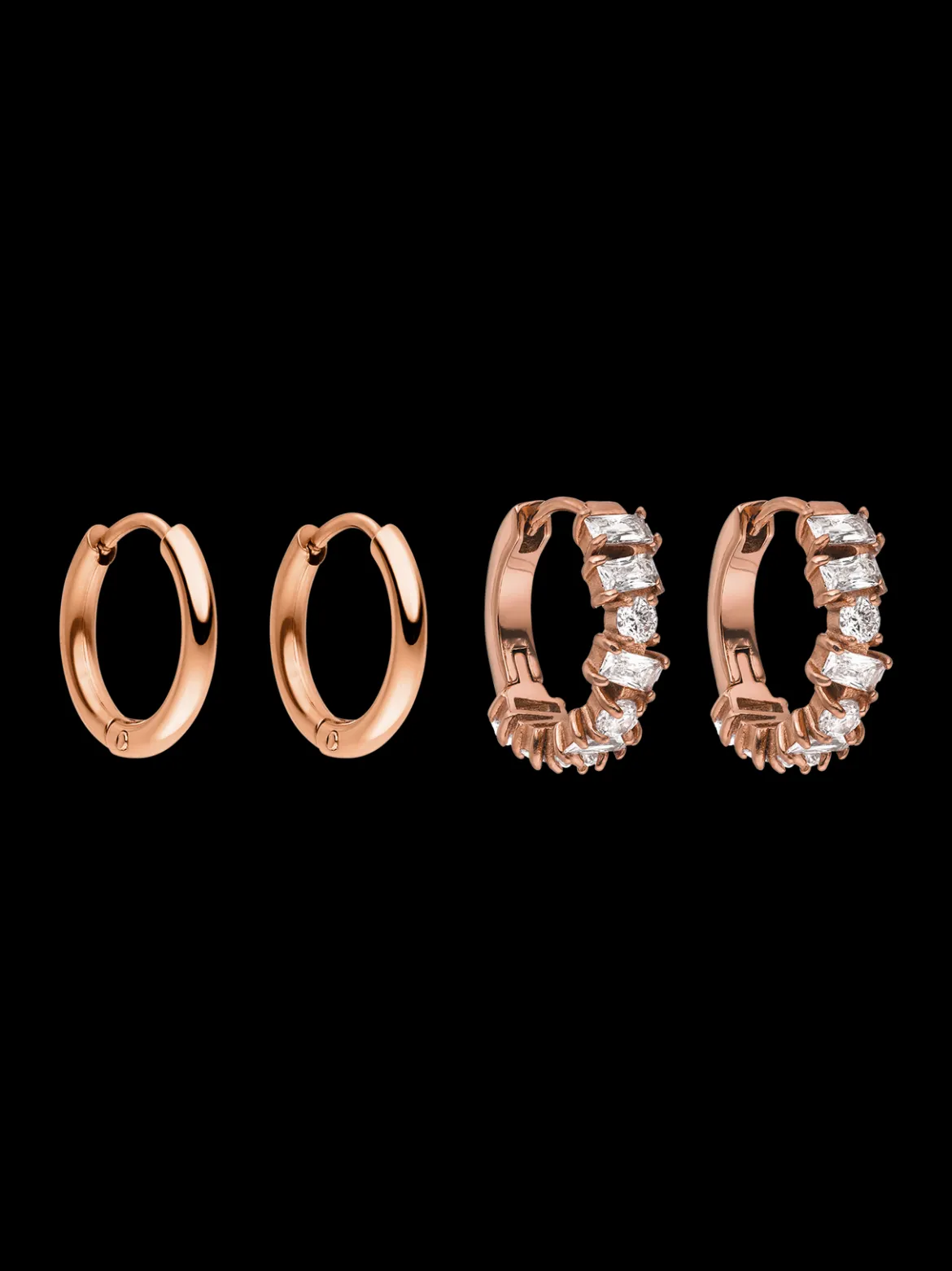 Statement Glitter Ohrring Set