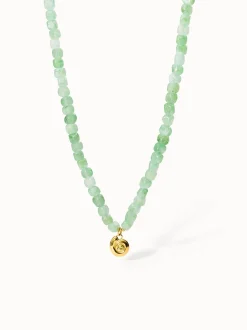 Sundial Shell Jade Kette