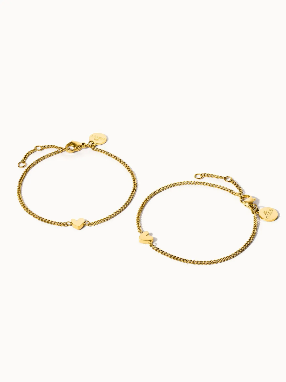 Tiny Heart Armband Set
