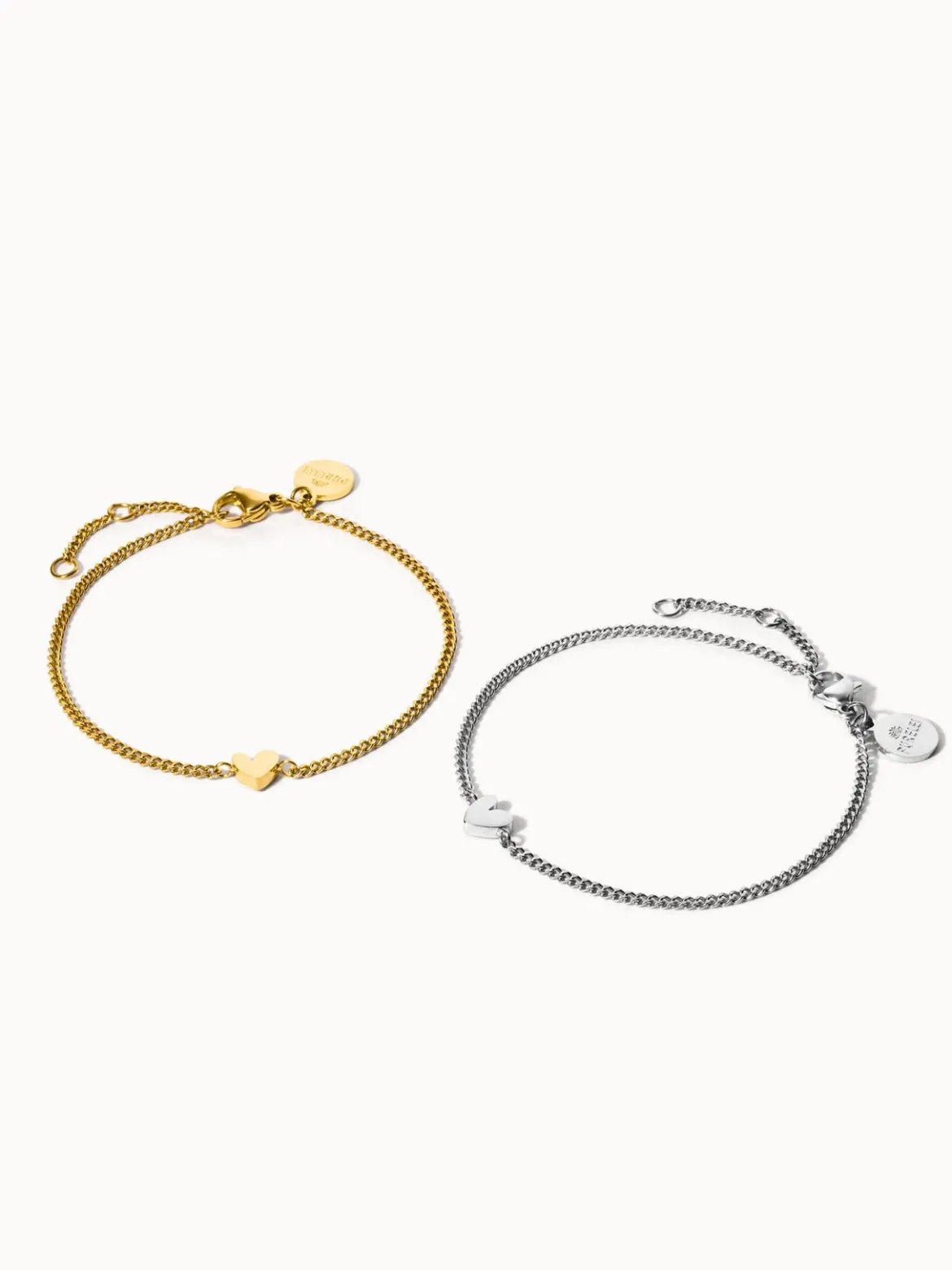 Tiny Heart Armband Set