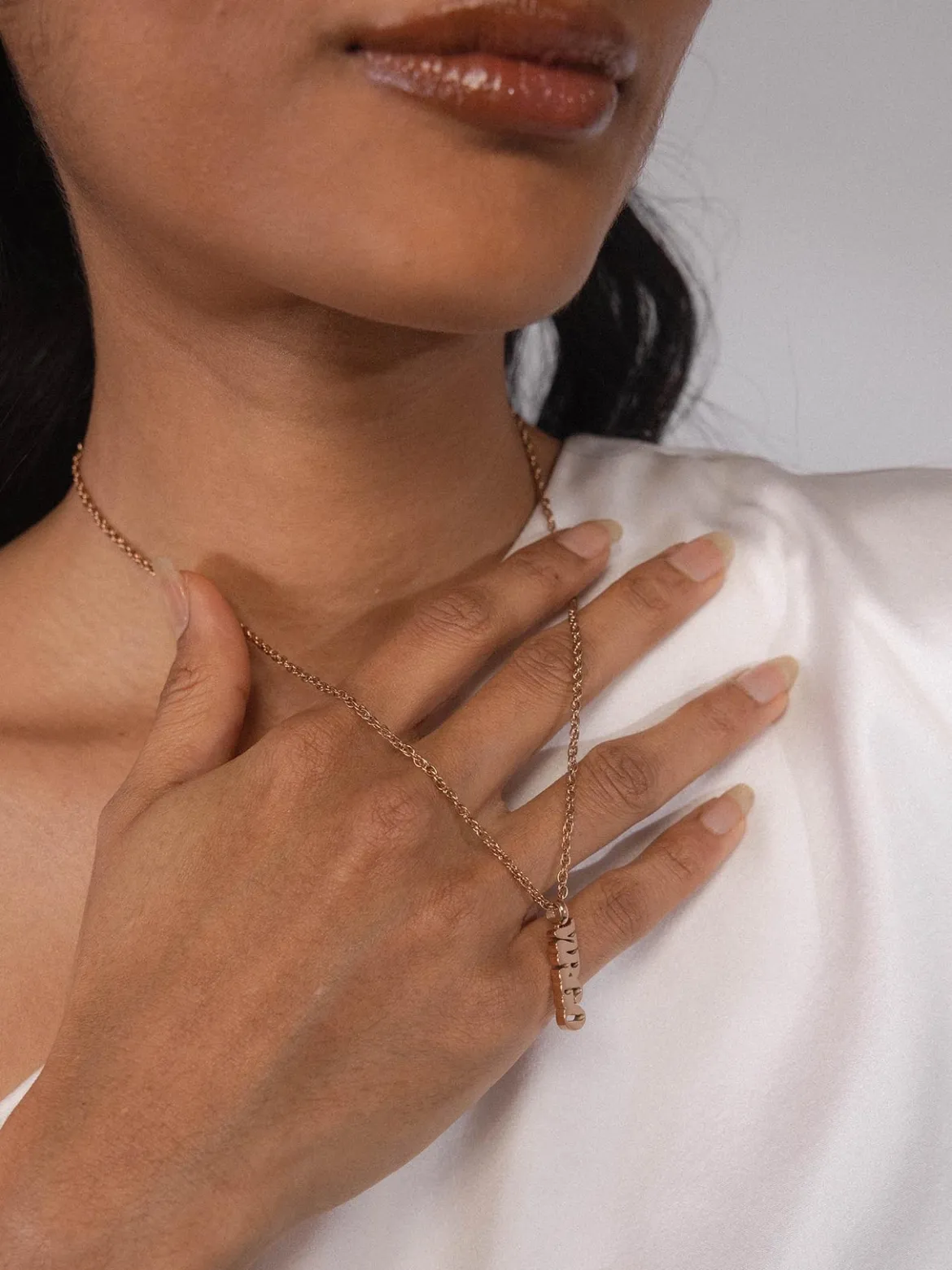 Virgo Letter Charm