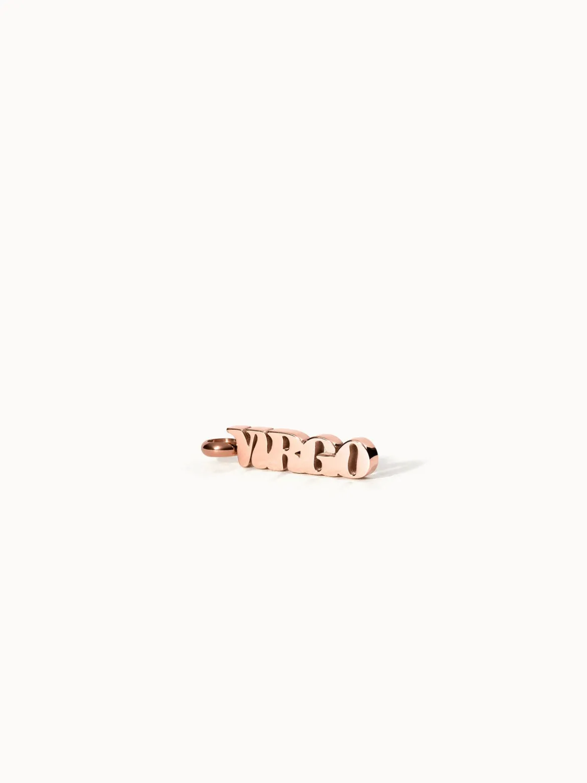 Virgo Letter Charm